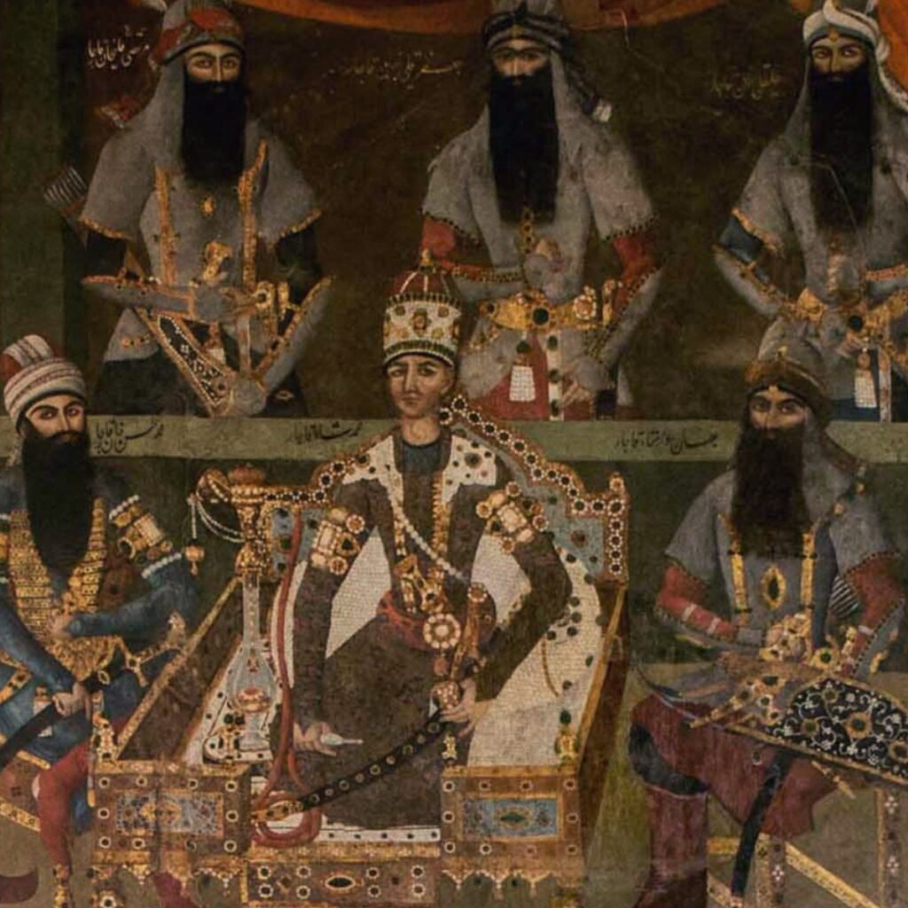 Painting of Agha Mohammad Khan of house Qajar